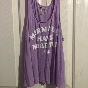 PINK Victoria's Secret Tops - VS Pink Purple Tank PINK Victoria's Secret Tops - VS Pink Purple Tank